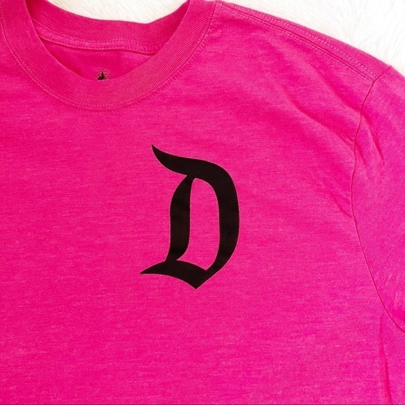 Disneyland Resort T-Shirt Long Sleeve Logo Pink Size Medium - Picture 4 of 8